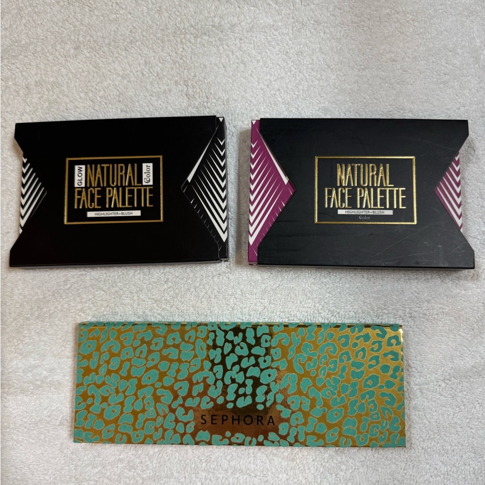 Ccolor and Sephora Brand Face and Eye Palettes